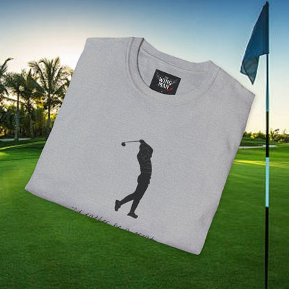 Golf-Inspired Unisex T-Shirt, Perfect Gift for Dad, Father's Day Present, Sporty Style Tee, Casual Wear, Golf Lover Apparel