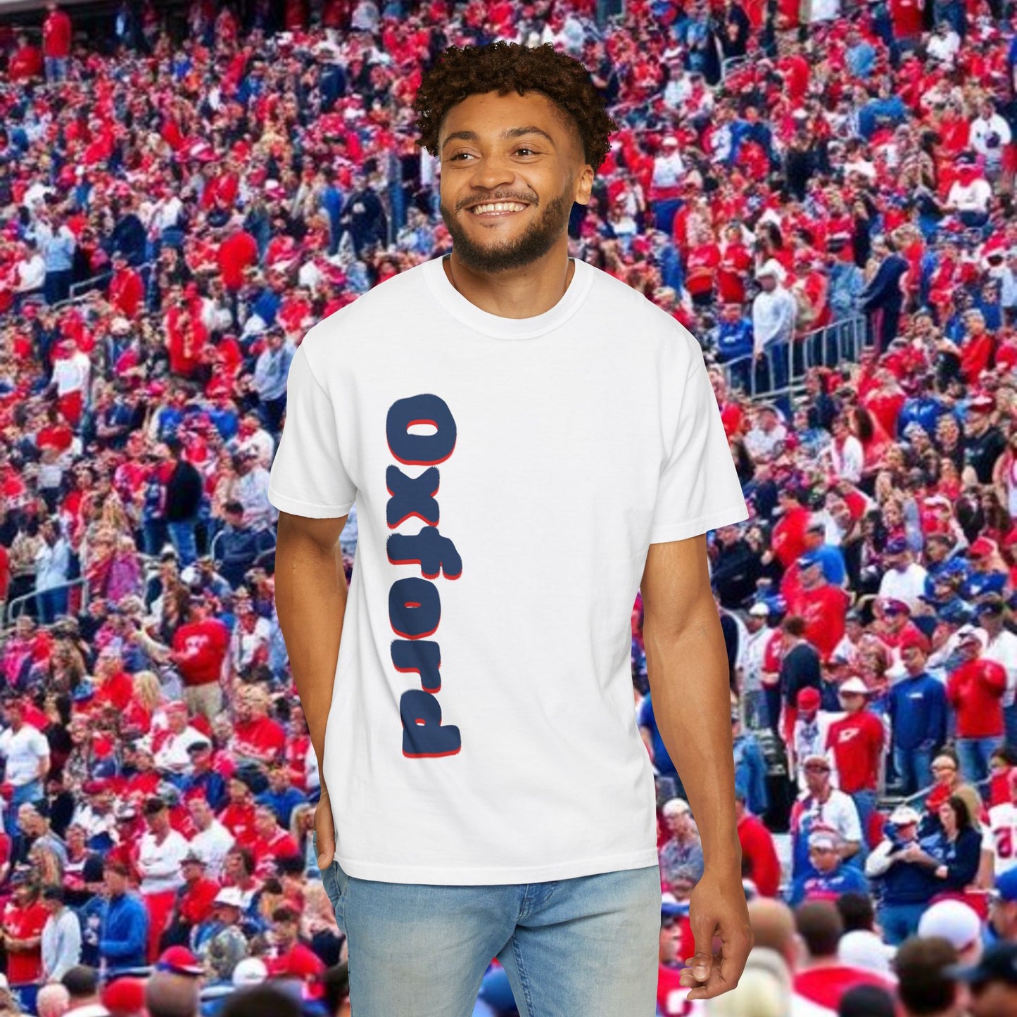 Oxford Graphic Tee: Stylish Unisex T-shirt, Perfect for Game Day, College Spirit Wear, Casual Outings, Gifts for Fans