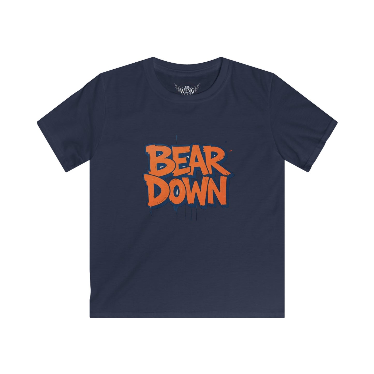 Kids Bear Down Tee, Boys T-Shirt, Girls Youth Top, Casual Wear, Gift for Kids, School Apparel, Birthday Present
