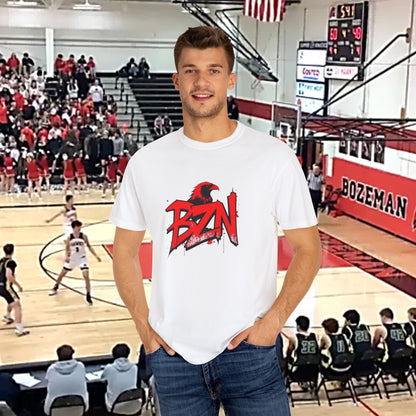 Bozeman Spirit Unisex Garment-Dyed T-Shirt, Athletic Wear, Fan Tee, Casual Style, Game Day Shirt, School Pride Apparel
