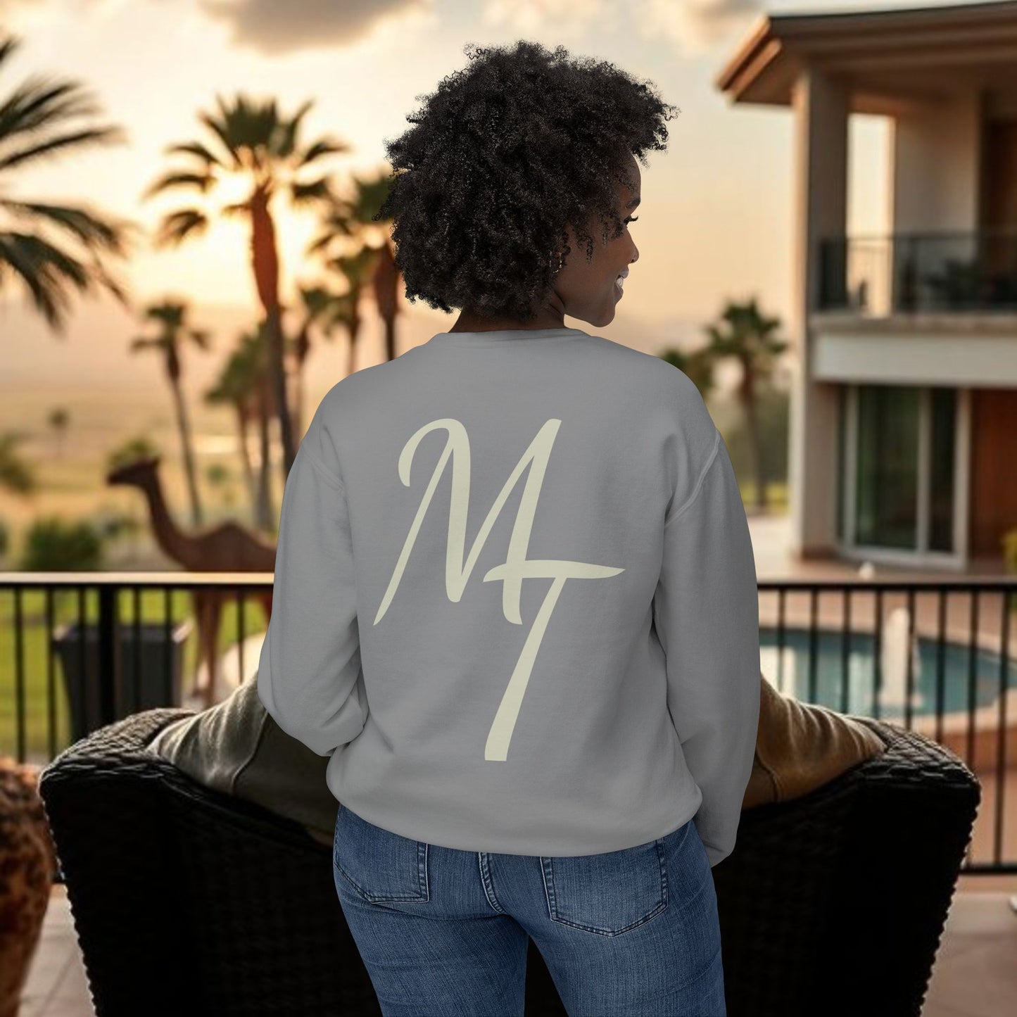 Montana Love Unisex Lightweight Crewneck Sweatshirt - Casual Comfort for Everyday Style, Perfect Gift for Any Occasion, Cozy Layer