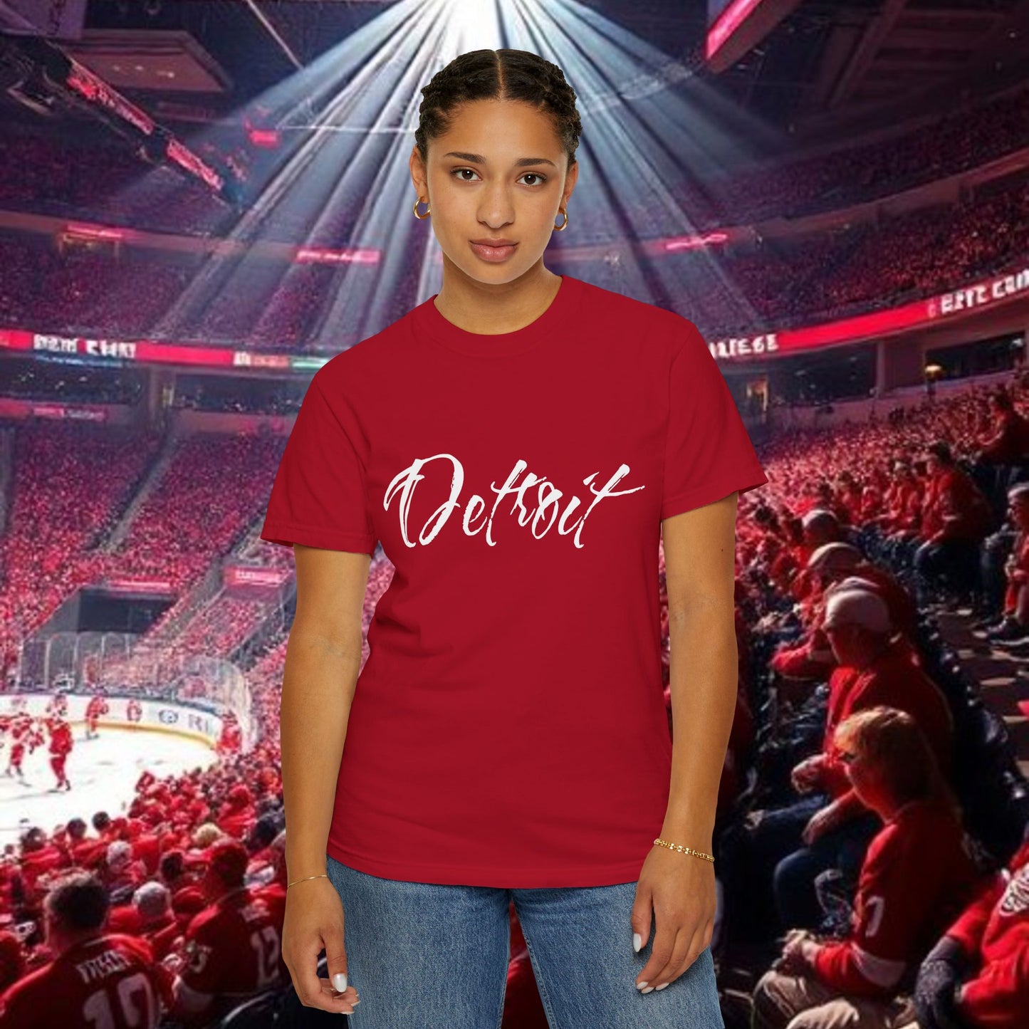 Detroit Script T-Shirt — City Pride Tee