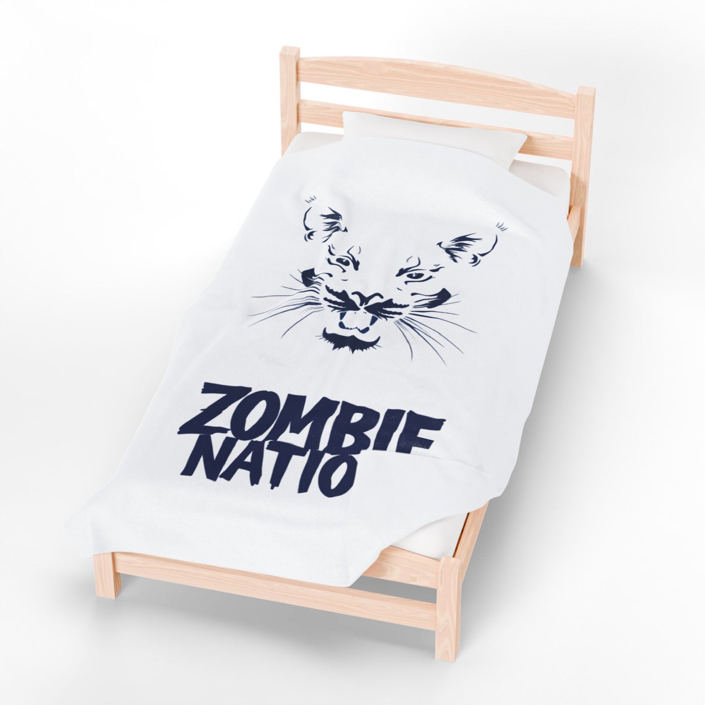 Zombie Nation Velveteen Plush Blanket – Fierce Design