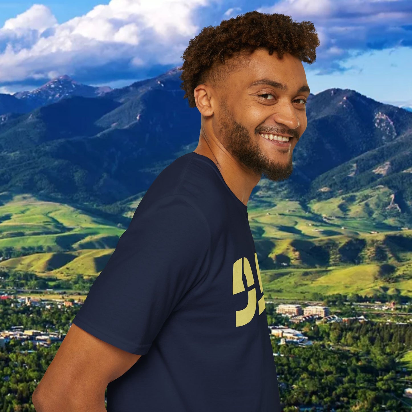 Upside Down FTG Unisex Softstyle T-Shirt - Trendy Fashion Tee, Everyday Comfort, Gift for Bobcat Fans, Gameday Wear, Relaxed Style