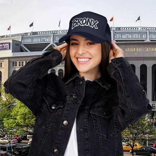 Bronx Embroidered Foam Trucker Hat | Urban Fashion, Outdoor Adventures, Baseball Cap, Gift for Him, Cool Streetwear