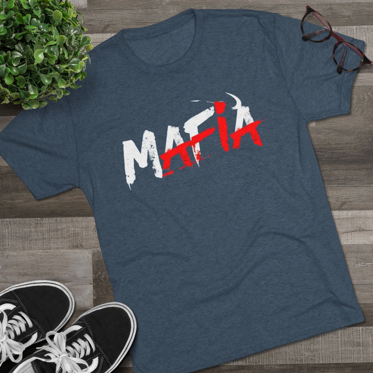 Mafia 716 Graphic Tee, Soft-Style T-Shirt, Tri-Blend, Perfect for Gameday