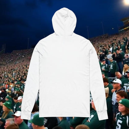 Unisex Hooded Long Sleeve Tee - Perfect for Game Day, Cheer Spiritwear, Personalized Gift, College Apparel, State Fans