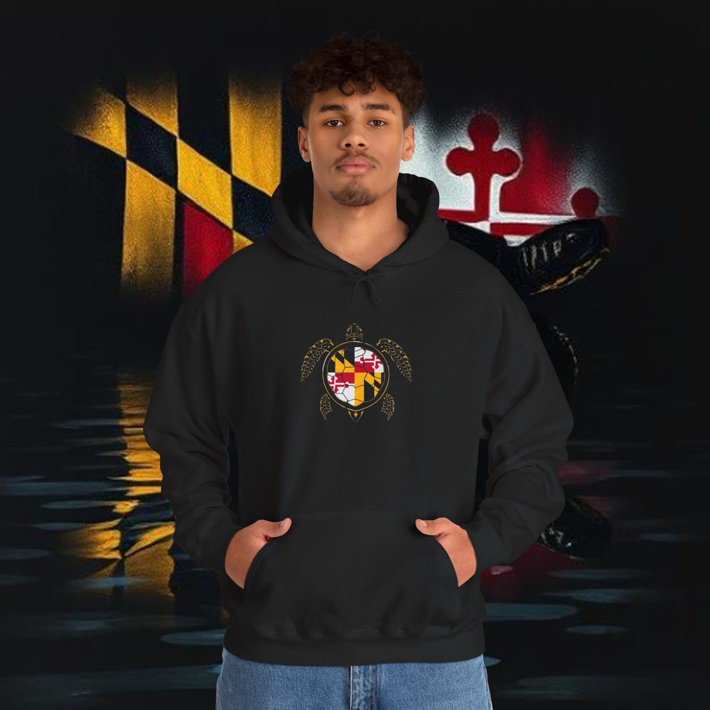Maryland State Pride Hooded Sweatshirt