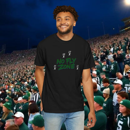 Unisex Sports T-shirt, Casual Wear, Game Day Tee, Fan Apparel, Lightweight Summer Shirt, No Fly Zone Design