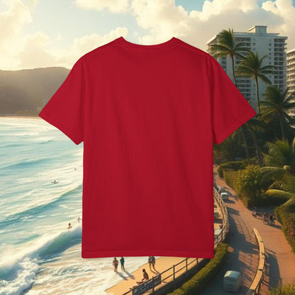 Vibrant Beach Vibes Unisex T-Shirt - Music & Paradise Design
