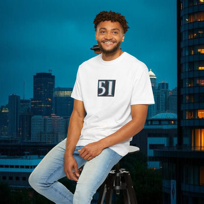 Legends #51 Retro Unisex Garment-Dyed T-shirt with Minimalist 51 Design, Casual Wear, Seattle Fans, Birthday, Everyday Comfort
