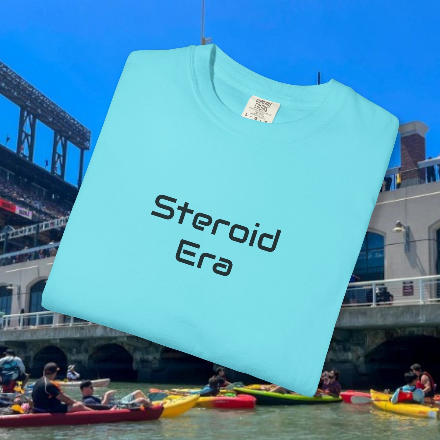 Vintage Baseball Unisex Garment-Dyed T-shirt, 90's Steroid Era Tee Shirt, Athletic Sports Tee, Retro Baseball Shirt, Sports Fan Gift,