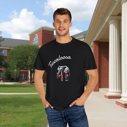 Tuscaloosa Elephant T-Shirt — University Pride Vintage Campus Tee, Soft-Style, Perfect T-Shirt for Gameday and the Tailgate