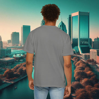 Duval Script T‑Shirt — Jacksonville Retro City Tee, Perfect for Gameday or Everyday Use. Soft style T-Shirt.