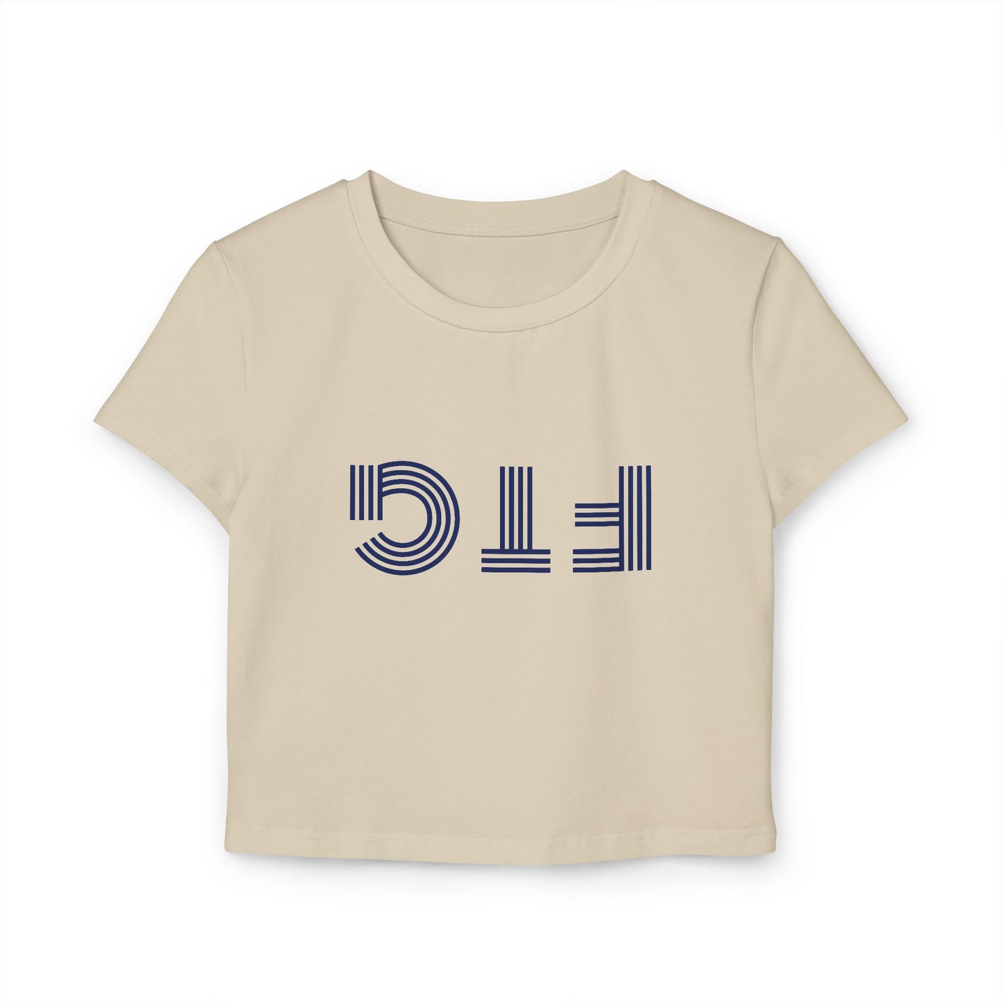 Upside Down FTG Stylish Women's Baby Tee - Trendy Crop Top, Casual Outfits, Birthday Gift, Bobcat Games, Everyday Essentials