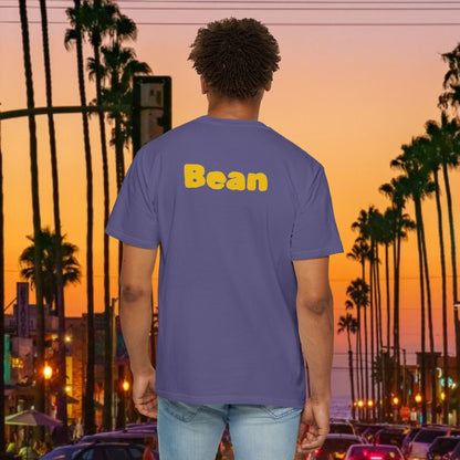 Legend Tribute Unisex Garment-Dyed T-Shirt with '8 & 24' and 'Bean' Text - Casual Wear, Gift for Friends