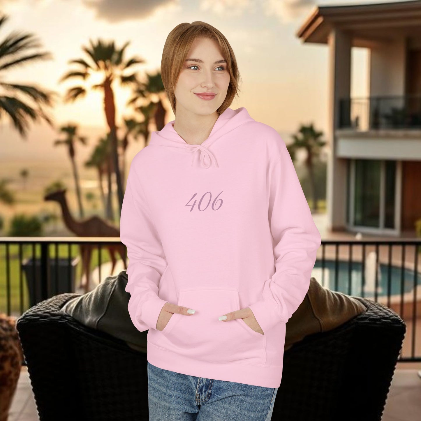 Montana Love Hoodie, MT Design, Cozy Stylish Unisex Fleece, 406 Front Back Print, Gift for Outdoorsy, Mountain Lover, Christmas, Birthday