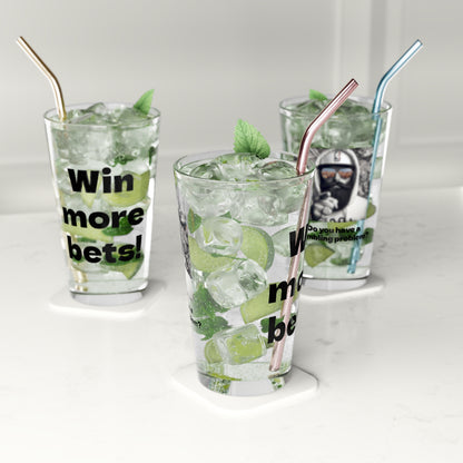 Customizable Pint Glass, 16oz Drinking Glass, Personalized Beer Glass, Gift for Him, Funny Barware, Unique Home Decor