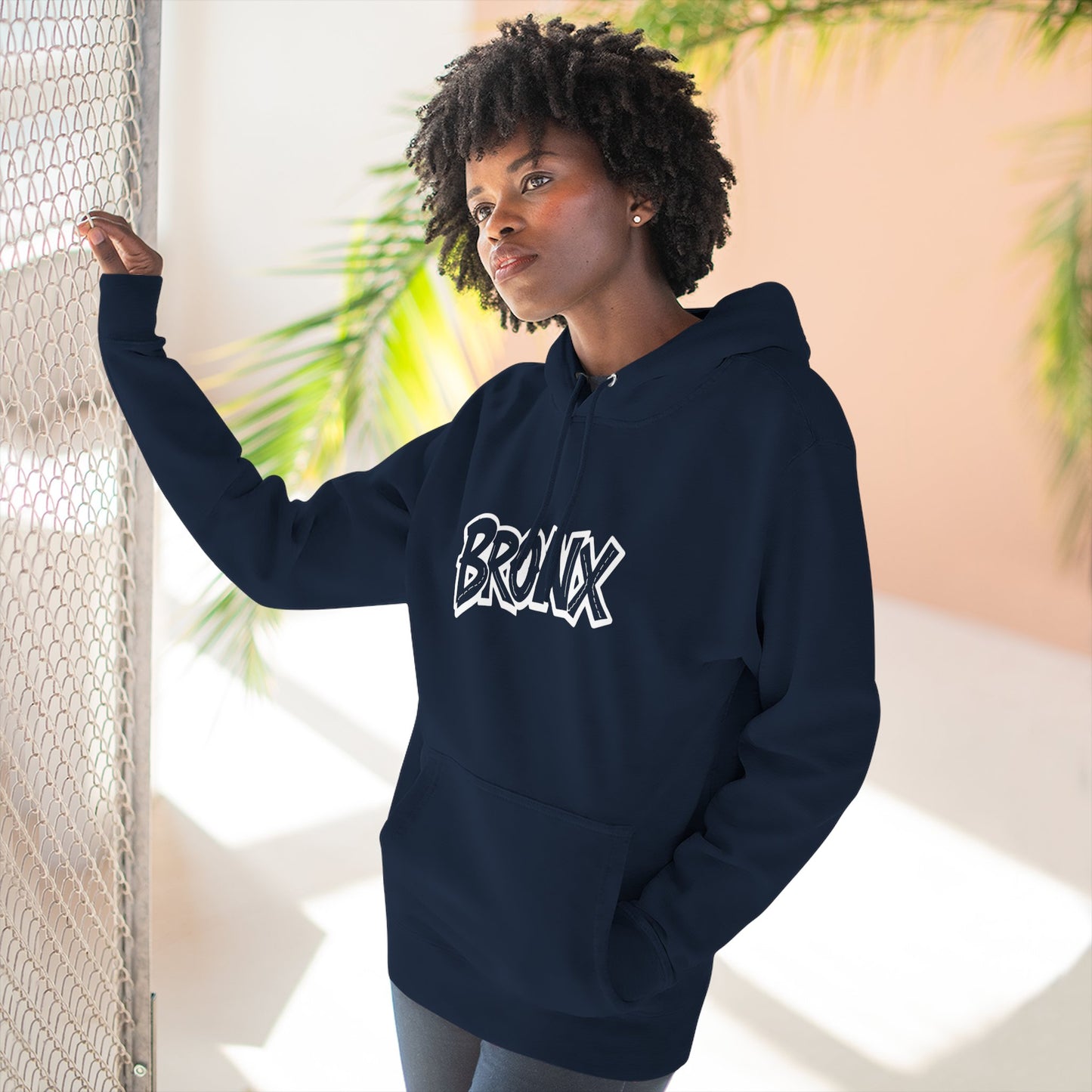 Stylish Bronx Fleece Hoodie - Cozy Streetwear for Fans, Perfect Gift for Baseball Fans, Casual Outfit, Unisex Hoodie, Urban Fashion