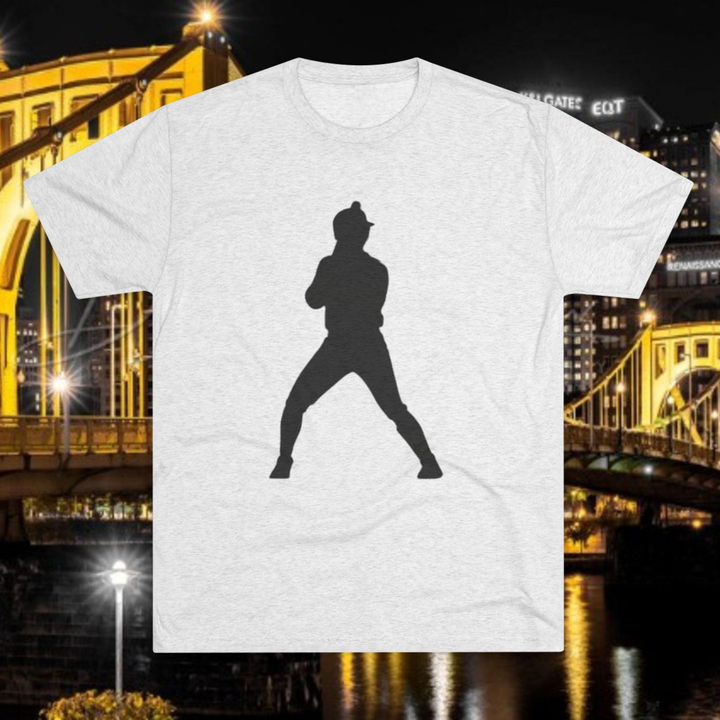 Baseball Stars Silhouette Tee — 22 Back Number Short-Sleeve Shirt