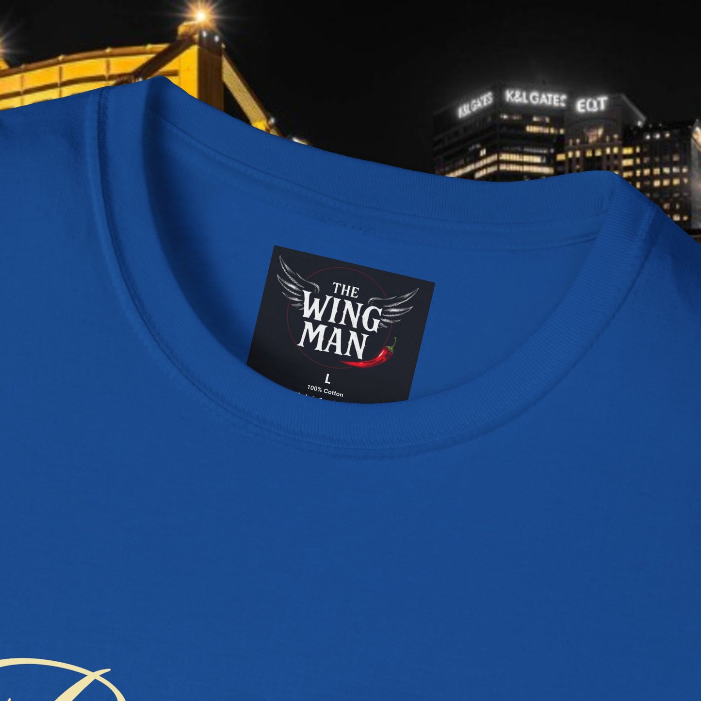 Pittsburgh Softstyle Tee, Unisex Graphic T-Shirt, Casual Wear, Sports Fan Apparel, Gift for Him/Her