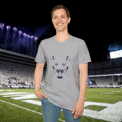 Fierce Silhouette Graphic T-Shirt, Unisex Tee, Gameday Shirt, Casual Wear, College Fashion, Gift for White Out Game