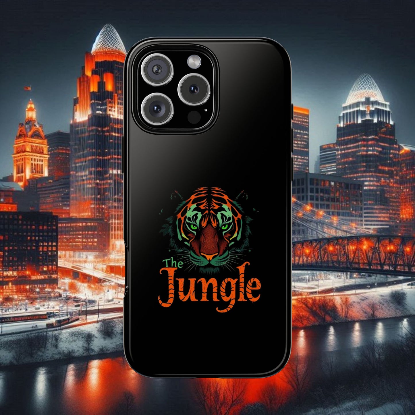 Phone Case, The Jungle Tough Phone Case for Football Fans, Friend Gift, Football Fan Accessories, Custom Phone Cover, Sports Team