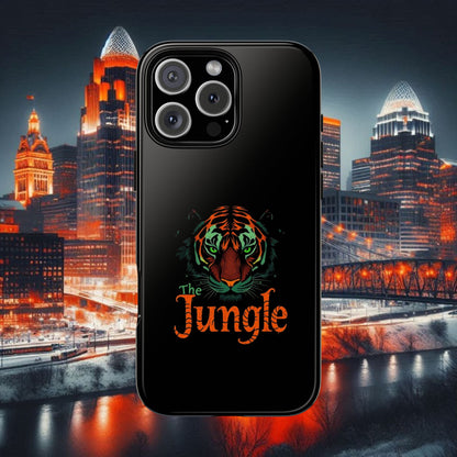 Phone Case, The Jungle Tough Phone Case for Football Fans, Friend Gift, Football Fan Accessories, Custom Phone Cover, Sports Team
