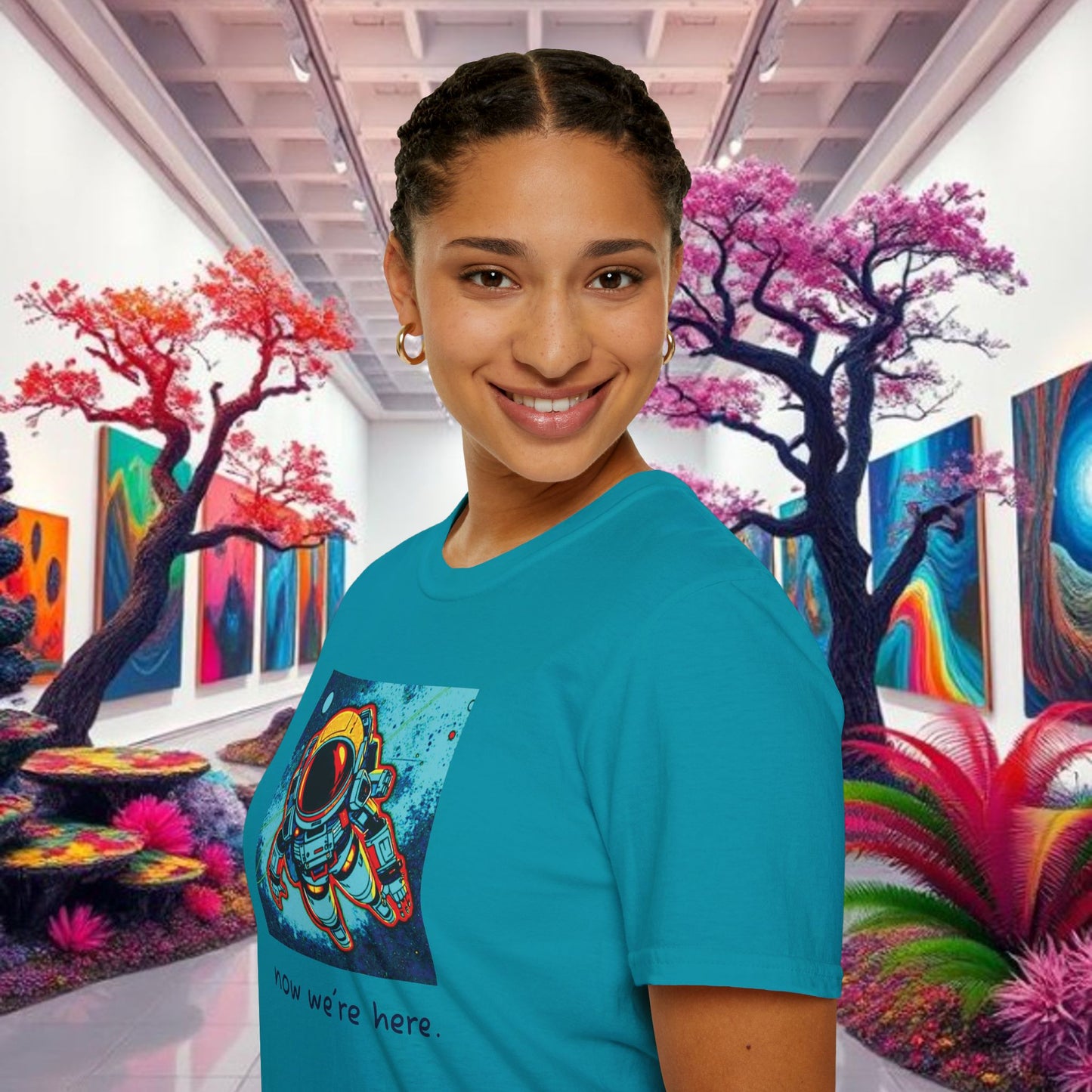 Astronaut Graphic T-Shirt | Unisex Space Tee, Gift for Astronaut Lovers, Hip Hop Fans, Casual Wear, Festival Shirt