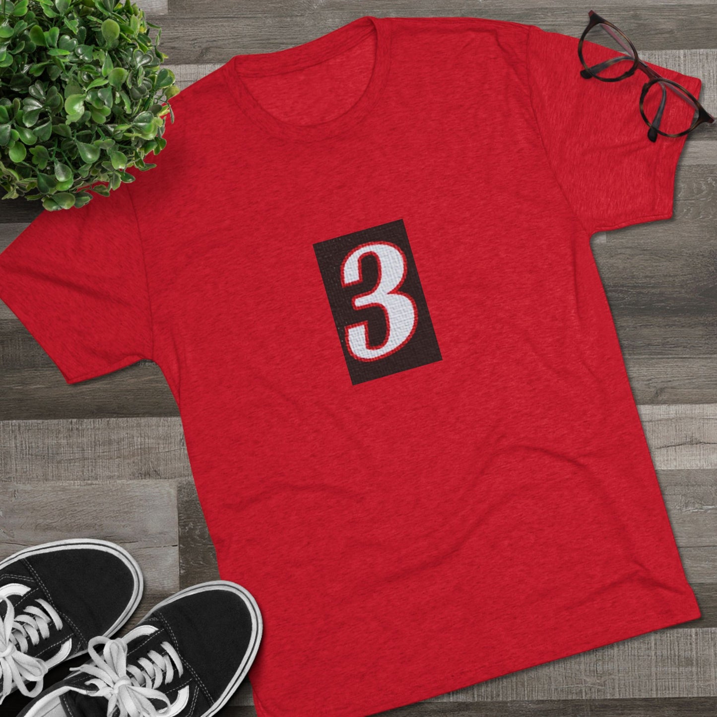 Legends Philly 3 Graphic Tee — Retro Number Front, Script 'Philly' Back