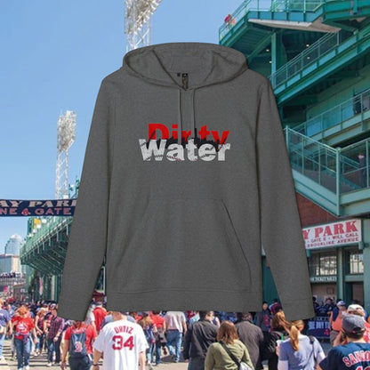 Dirty Water Unisex Fleece Hoodie with Boston Dirty Water Design, Cozy Casual Wear, Gift for Baseball Fans