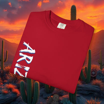 Tucson Arizona Area Code T-Shirt — 520 Back Print, Southwestern Travel Tee, Soft-Style