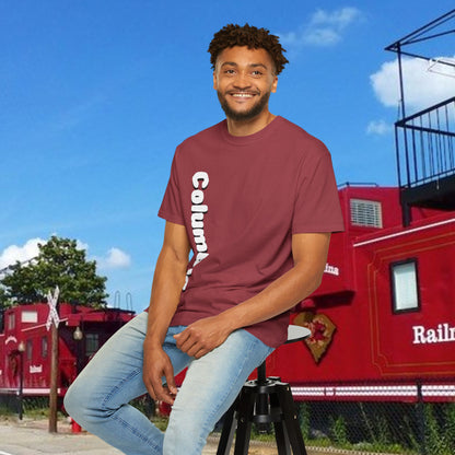 Columbia South Carolina Graphic Tee, Unisex T-Shirt, Trendy Summer Top, Gift for Travelers, Beachwear, Casual Wear