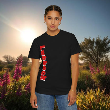 Lubbock Themed Unisex T-Shirt, Casual Wear, Game Day Gear, College Lifestyle, Gifts for Fans, Summer Apparel