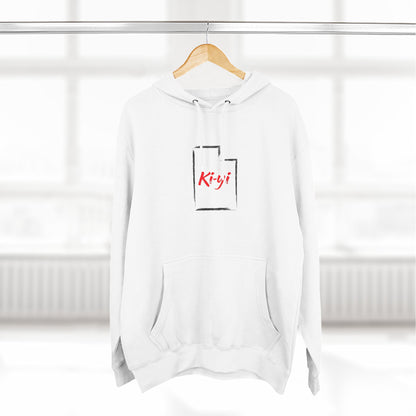 Cozy Fleece Hoodie with Kiyí Design, Winter Fashion, Gift for Her, Casual Wear, Hooded Sweatshirt, Lounge Wear