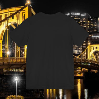 Black & Yellow Graphic Tee — Bold Pittsburgh Colors T-Shirt