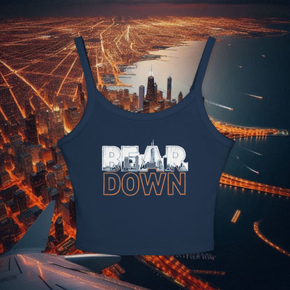 Bear Down Women's Spaghetti Strap Tank Top - Perfect for Game Day, Summer Outings, Casual Wear, Concerts, Festivals