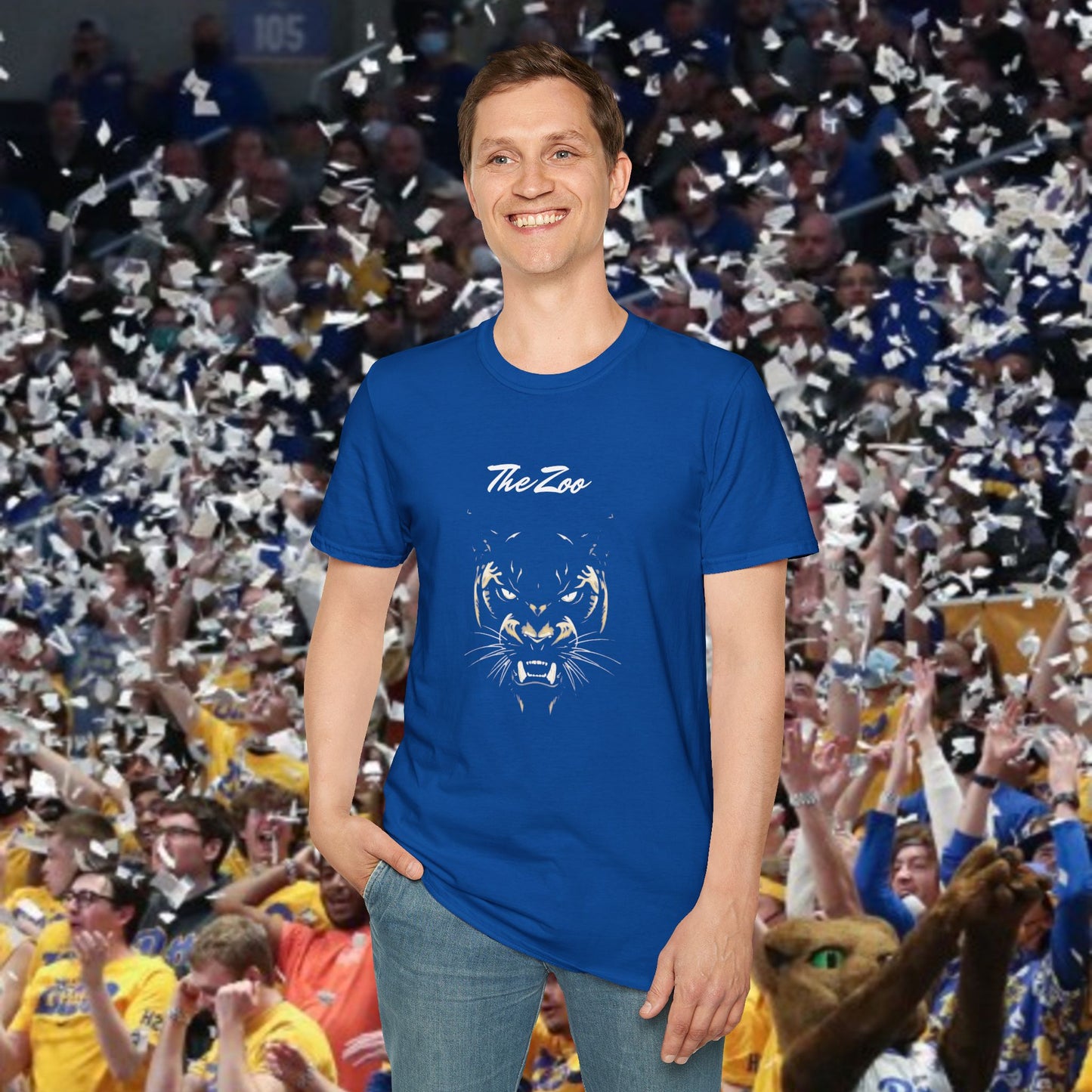 The Zoo Graphic Tee, Casual Wear, Basketball Fans, Unisex T-Shirt, Birthday Present, Everyday Style