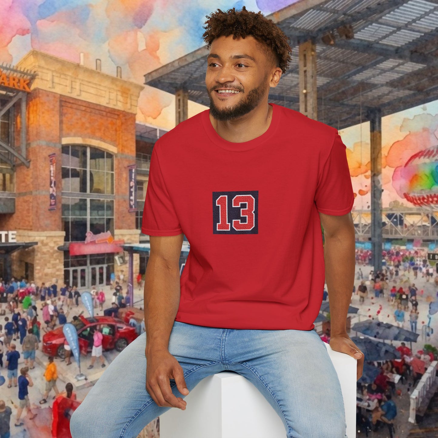 Baseball Stars Unisex T-Shirt, Softstyle Tee, Sports Fan Apparel, Gift for Athletes, Personalized Team Shirt, Casual Wear