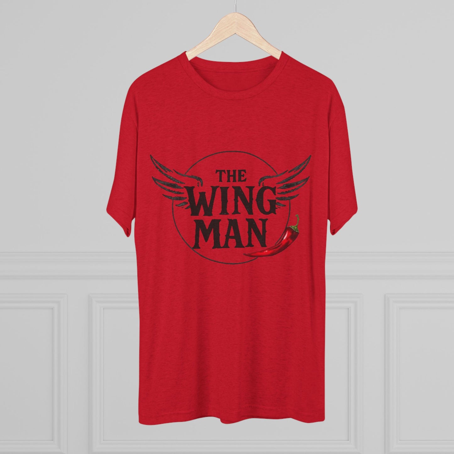 The Wingman T-Shirt — Funny Wingman Graphic Tee with Chili Pepper & Wings
