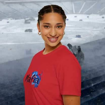 Mafia Graphic Tee, Unisex Softstyle T-Shirt for Casual Outings, Perfect Gift for Fans, Streetwear, Party Wear, Birthday Present