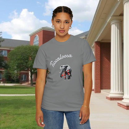 Tuscaloosa Elephant T-Shirt — University Pride Vintage Campus Tee, Soft-Style, Perfect T-Shirt for Gameday and the Tailgate