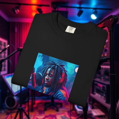 Vibrant Music Lover's T-Shirt, Artistic Tee for Musicians, Gift for Hip-Hop Fans, Unisex Apparel, Casual Streetwear Style