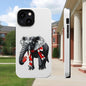 Vibrant Elephant Tough Cases - Unique Phone Case, Wildlife Lover Gift, Sports Team Accessory, Trendy Phone Cover, Fun Animal Design
