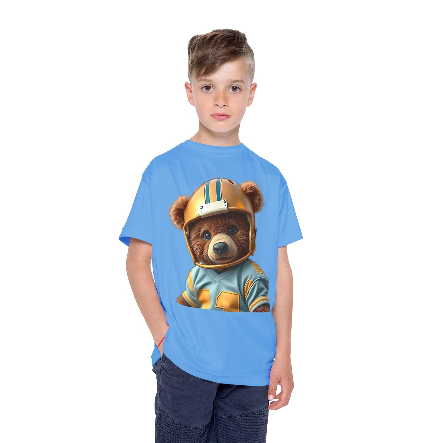 Cute Kids Sports Jersey, Fun Athletic Tee, Birthday Gift for Sports Lovers, Cheerful Playwear, Youth Team Apparel