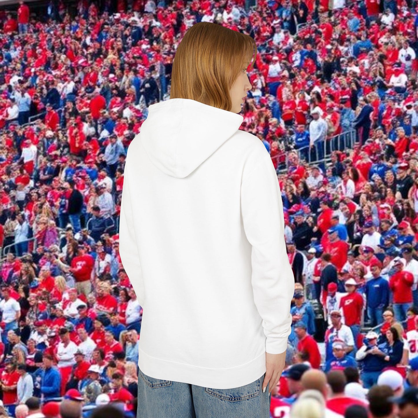 Oxford Lightweight Hoodie, Unisex Casual Wear, Perfect for Game Days, Gift for Sports Fans, Western Style Sweatshirt