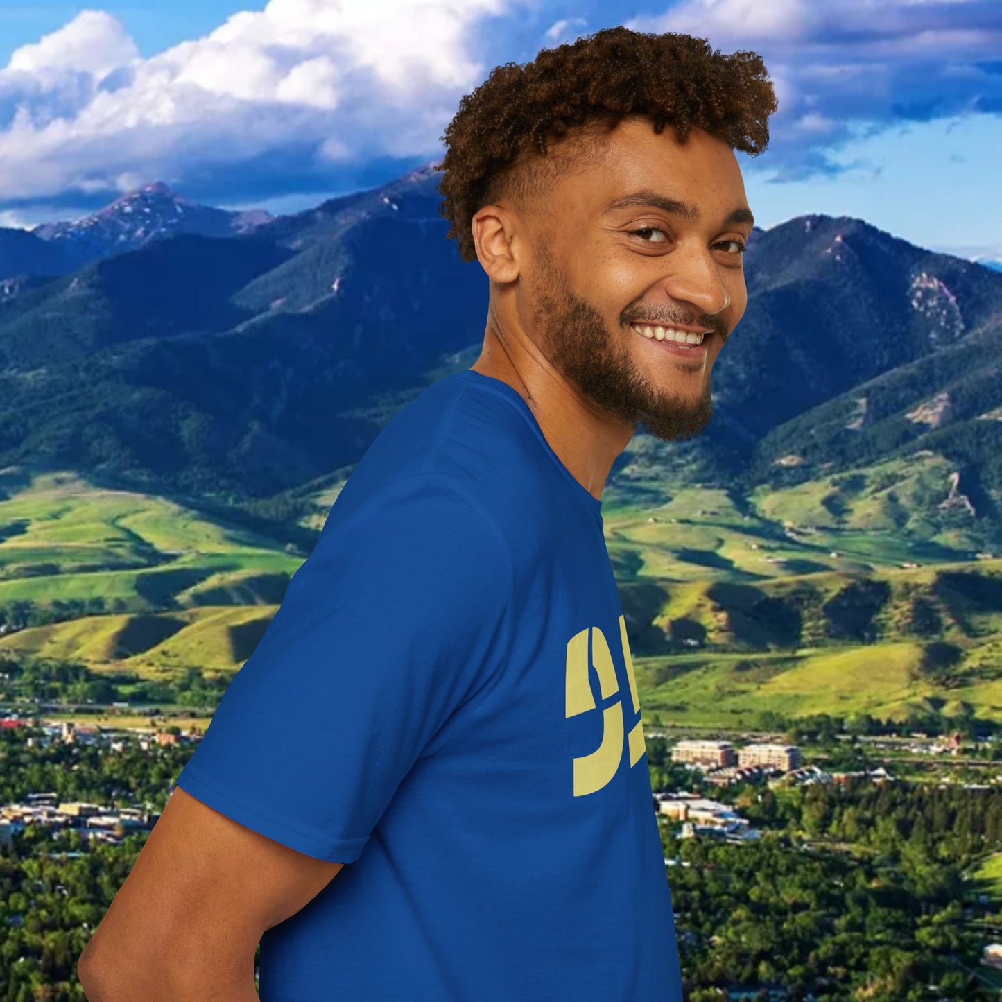 Upside Down FTG Unisex Softstyle T-Shirt - Trendy Fashion Tee, Everyday Comfort, Gift for Bobcat Fans, Gameday Wear, Relaxed Style