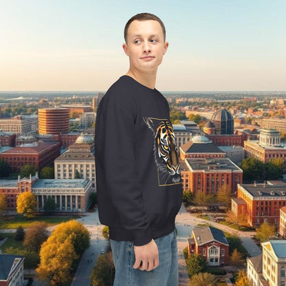 Tiger Head Missouri Crewneck Sweatshirt — State Pride Graphic Pullover