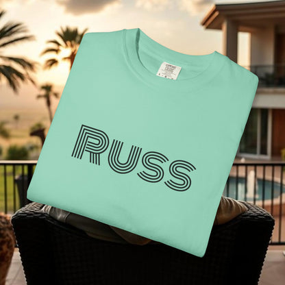 Russ Unisex T-Shirt with Retro Design, Hip-Hop Shirt, Casual Wear, Unique Style, Russ Apparel