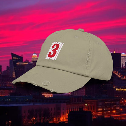 Baseball Stars #3 Distressed Baseball Cap, Vintage Style Hat, Casual Everyday Wear, Gift for Baseball Fans, Stylish Hat